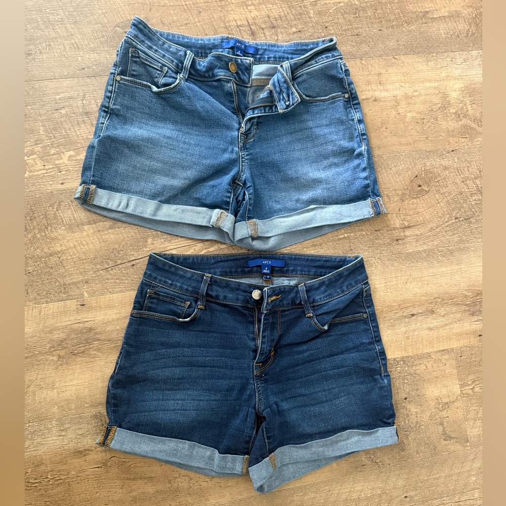 Apt. 9 womens jean shorts